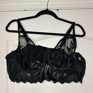 Torrid Black Lace Flame Bralette